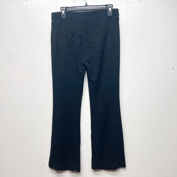 NYDJ Lift Tuck Technology Womens High Rise Black Pants Sz 6 Flared Leg Stretch - Picture 7 of 14